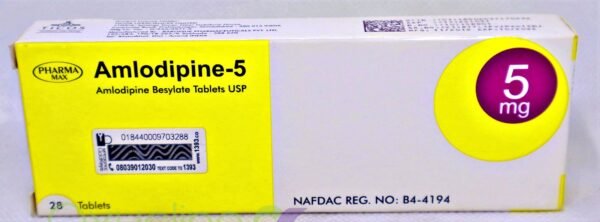 Amlodipine-5 Pharma Max 5Mg Pack X28