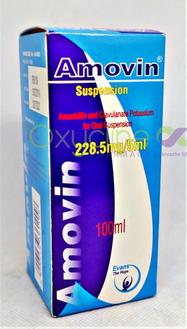 Amovin Suspension 228.5Mg/5Ml