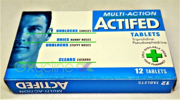 Actified Cold Tab 2.5Mg/60Mg 1X12