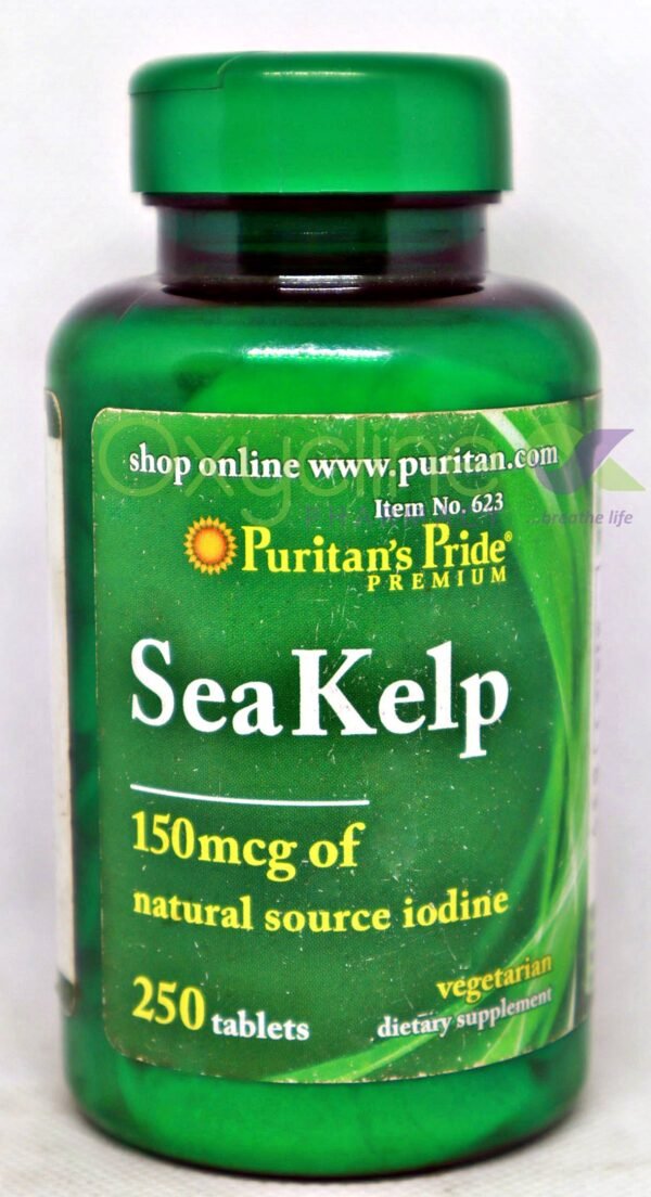 Puritan'S Pride Sea Kelp 150Mcg X250 - Oxycline Pharmacy